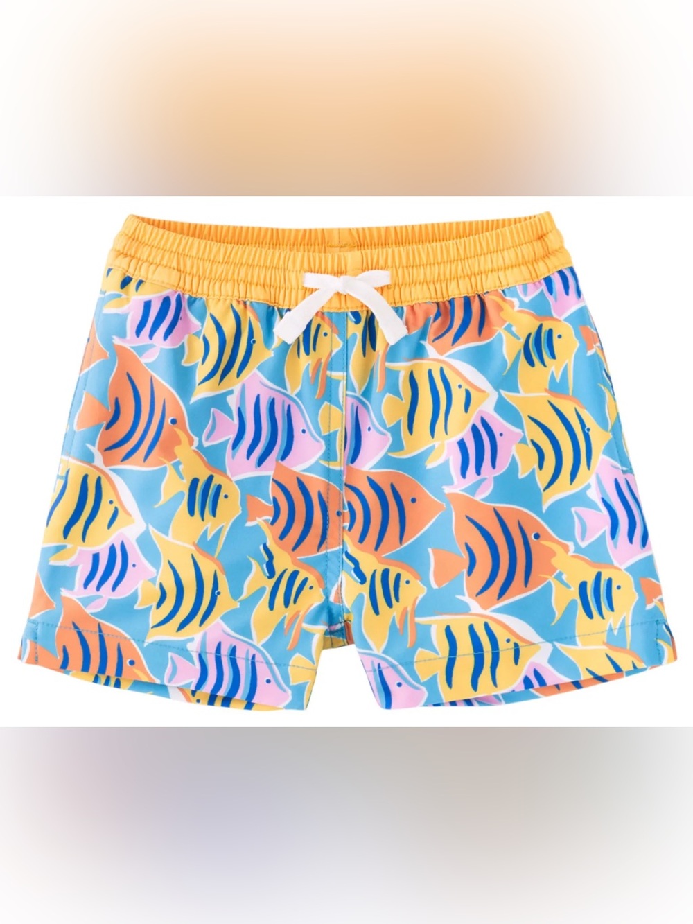 Chubbies Toddler Boys' Classic Swim Trunks Fish Tank Print NWT